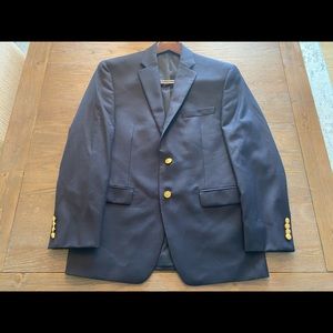 Ralph Lauren Navy Wool Blazer / Sport Coat